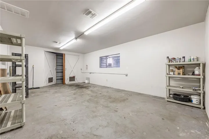 Drywalled room with A/C