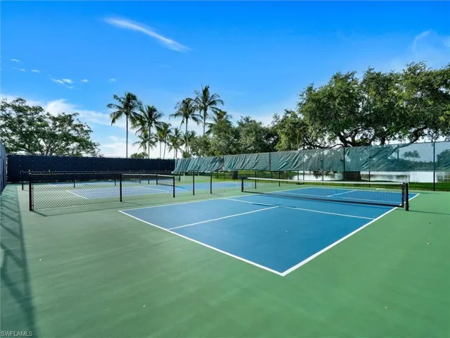 Pickleball is popular here.