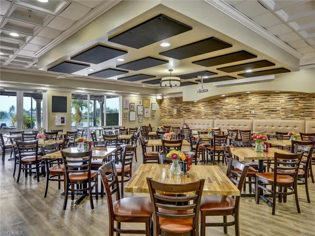 On-site dining at The Spot.