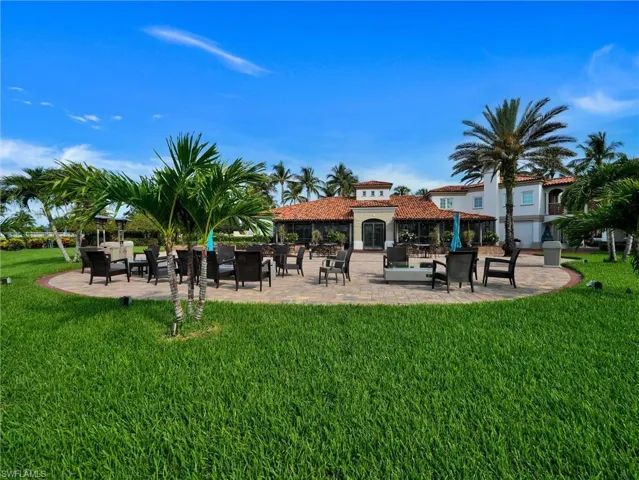 Outside patio for dining and entertainment.