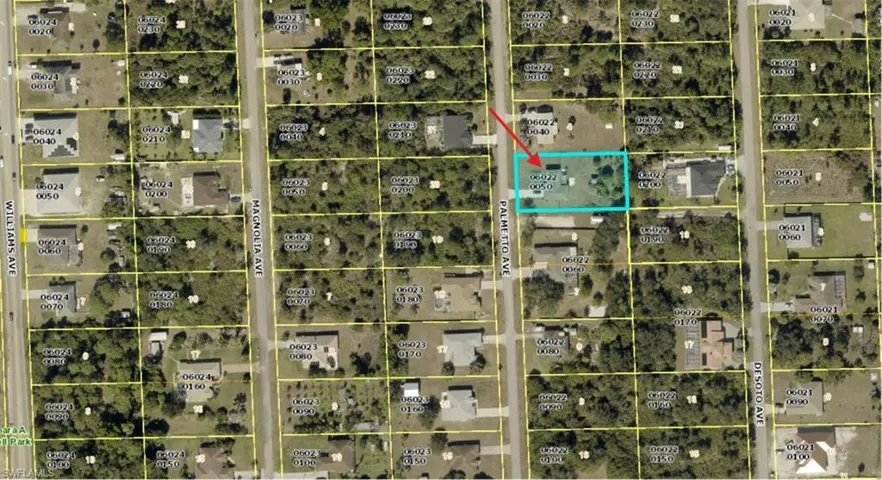 Plat Map. Illustrating the property's location and parcel identification within a defined area