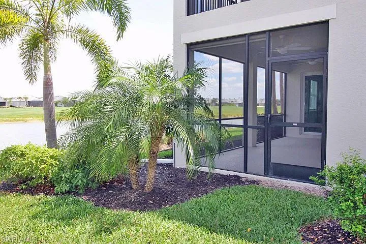 View to water and golf course