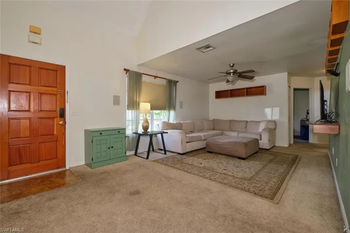 Another view of Living room showing so much additional space.  Imaging picking out your own flooring!