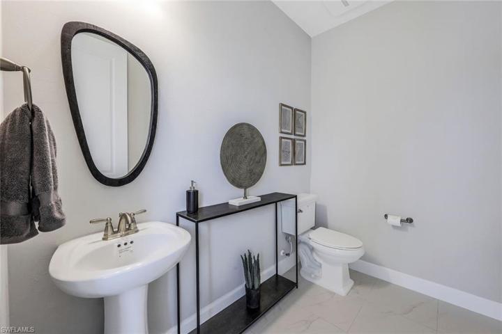 upstairs powder room