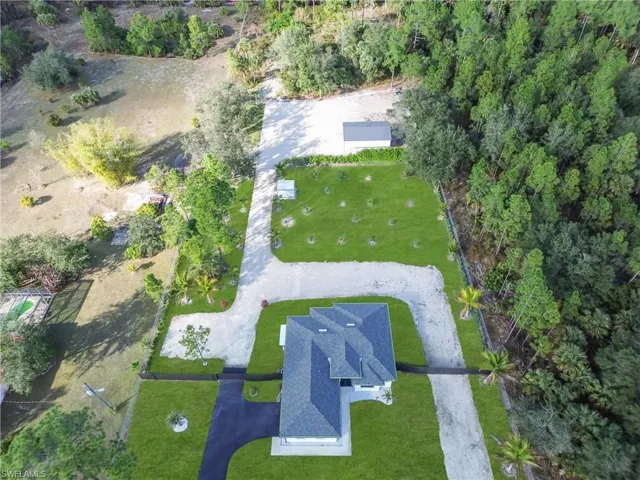 Aerial overview of property's location