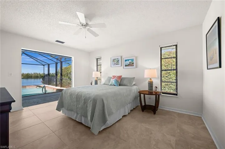 Primary Suite with Water Views and Private Lanai Access
