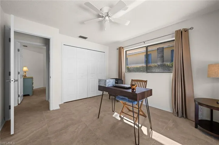 Guest Bedroom 1 or Office with Private Patio Access