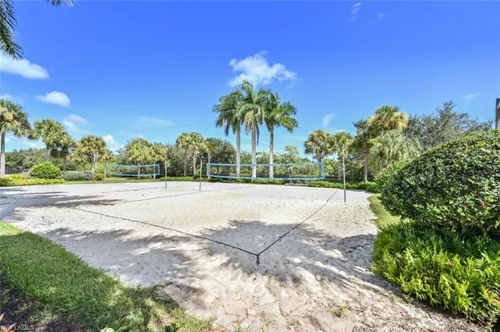 View of property's community featuring volleyball court