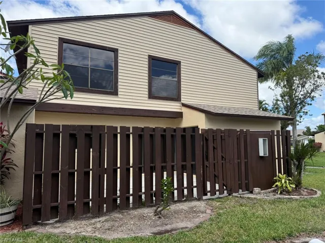 Fenced Side Open Patio