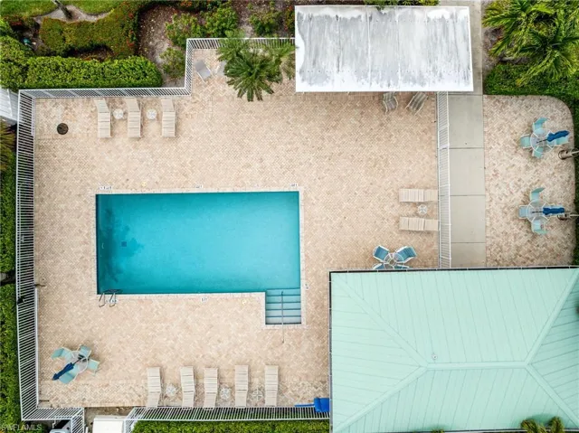 Birds eye view of Community Pool