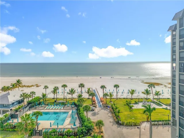 Gulf view with local beach