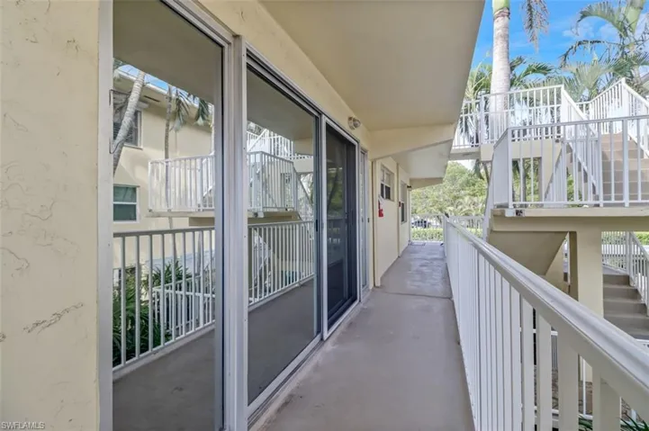 Balcony with stairway