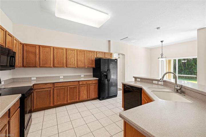 LOTS of OPEN SPACE in den/kitchen