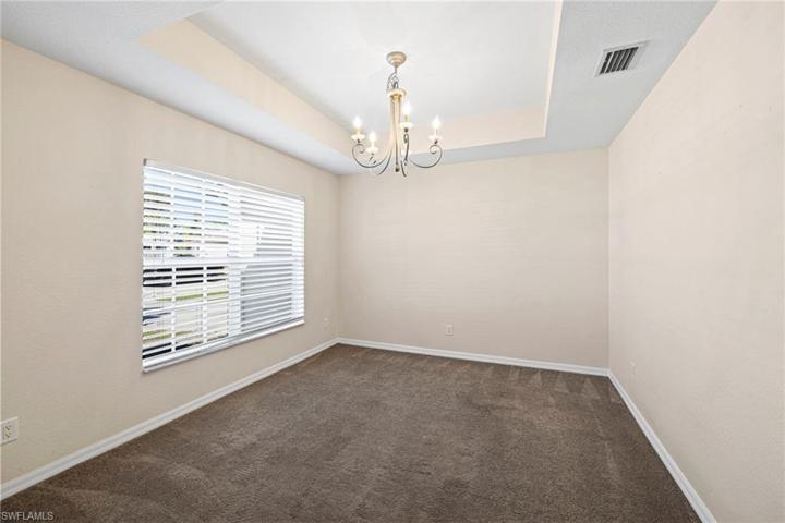 Dining room could easily be used as 2nd office or den or 4th or 5th bed if doors are added.