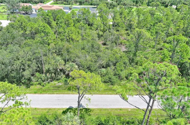Aerial view of property's location
