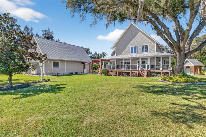 Rear view of property