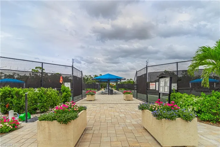 Entry to the Tennis Courts