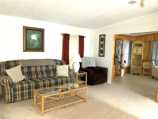 Additional seating space in family room