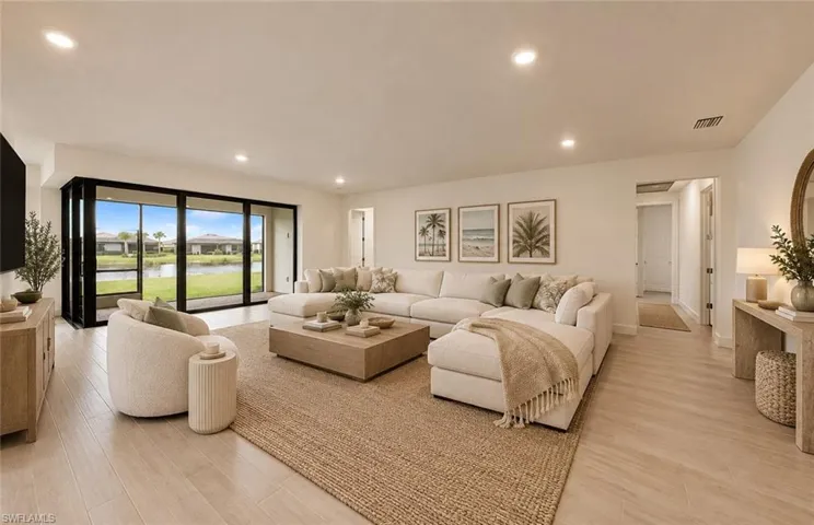 Virtually staged of actual home