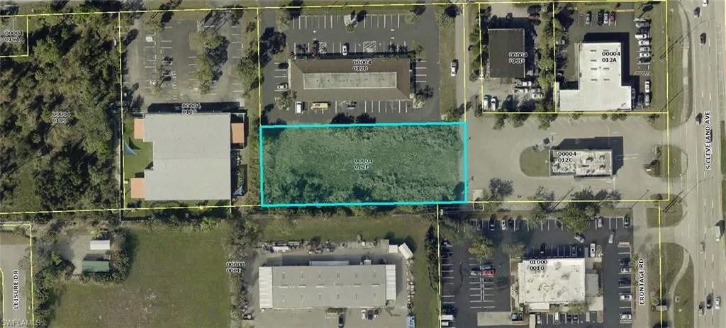Aerial view of property's location