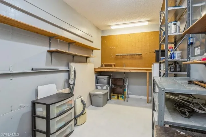 View of storage area