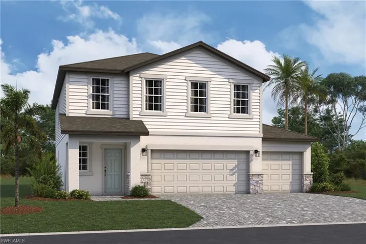 For Illustration Purposes Only-Sanibel Elevation B, 3-Car Garage