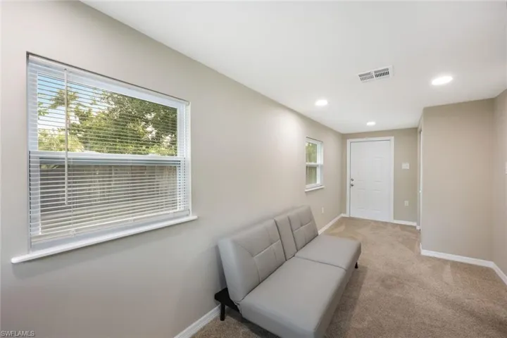 Bedroom 4 utilized as an office