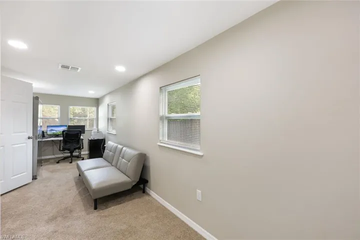Bedroom 4 utilized as an office