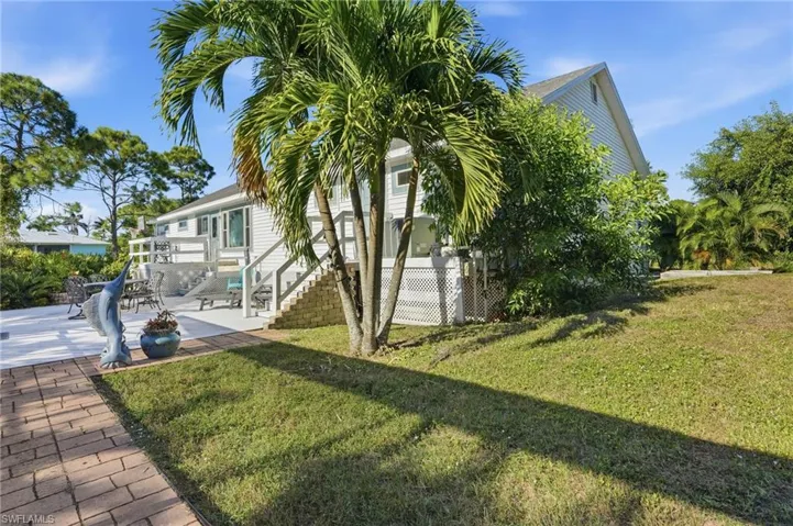 Large backyard