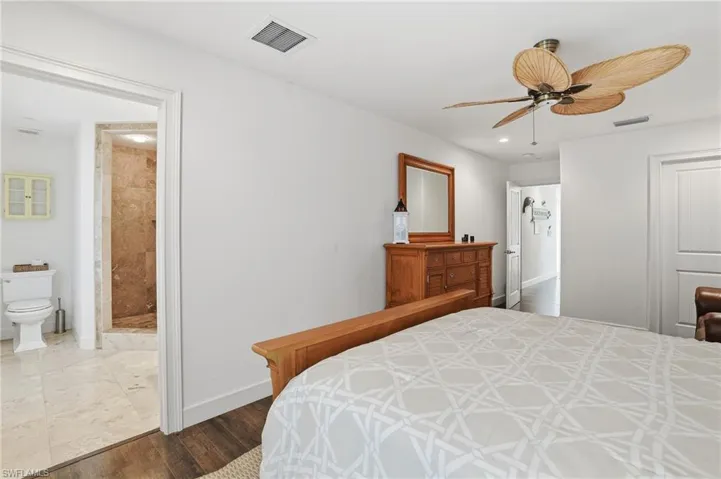 Guest suite enjoys its own ensuite bath