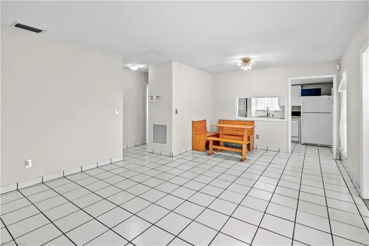Living Room - Dining area with pass-thru to the kitchen