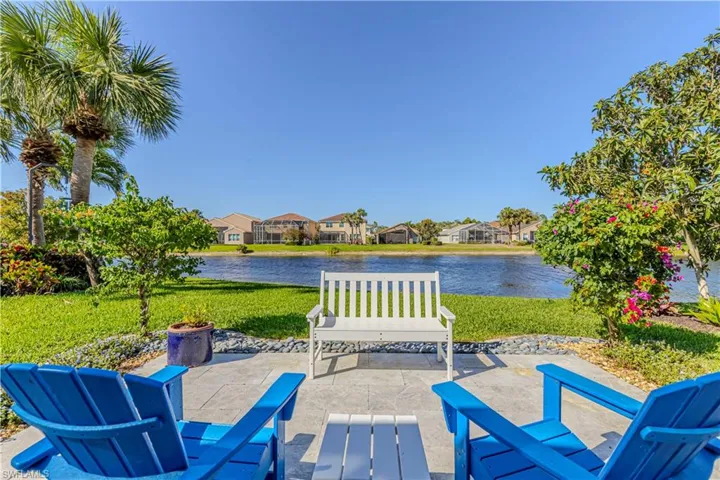 View of patio / terrace featuring a water view and a residential view