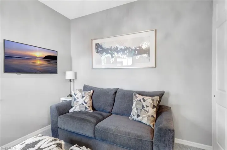 Bedroom with sleeper sofa