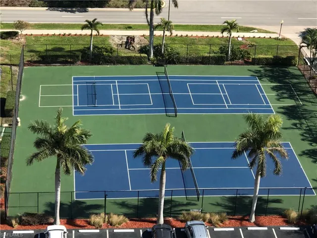 View of tennis court & pickball courts