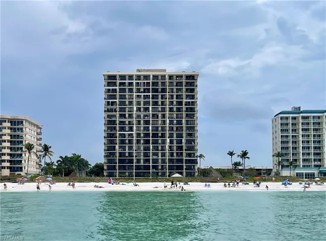 Sea Winds viewed from the gulf side-renters love the easy access and terrific views of ocean from the building