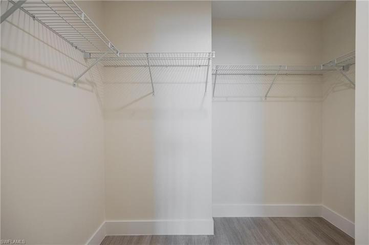 Primary walk-in closet