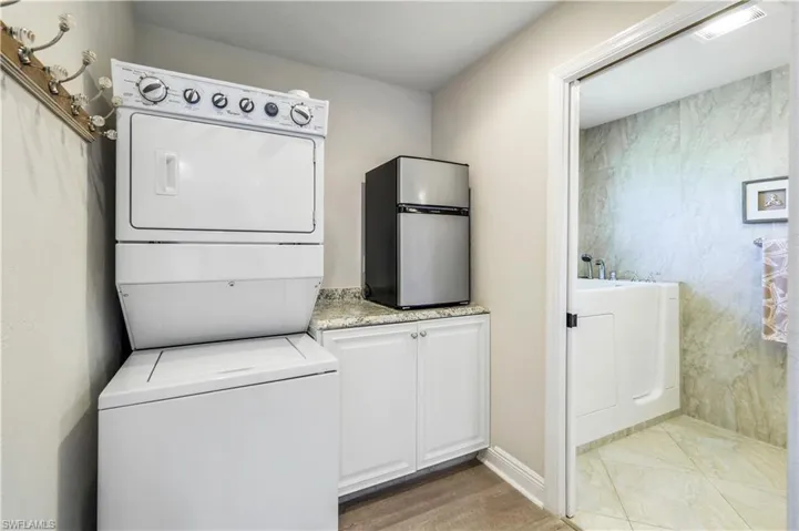 In law suite laundry area