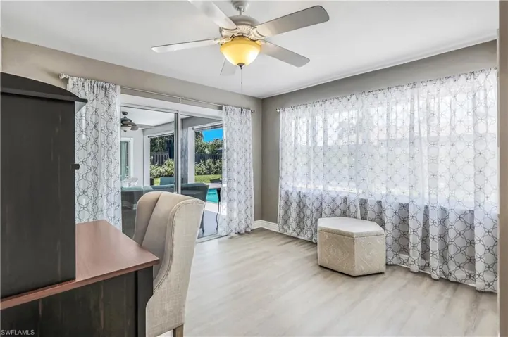 bedroom with closet/office/bonus room