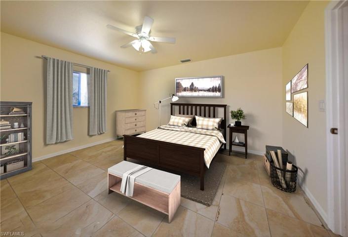 Master bedroom ( virtually staged )
