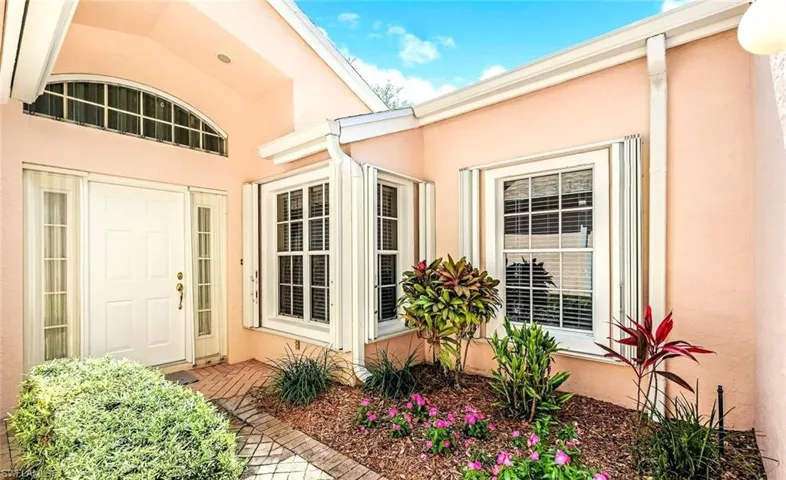 Courtyard Entry and Front Door