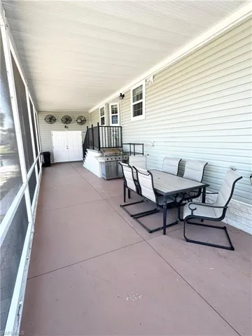Large carport area for parking or entertaining