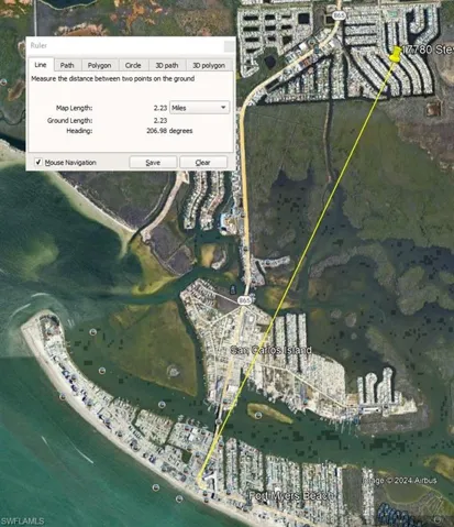 Only 2.3 miles from Fort Myers Beach