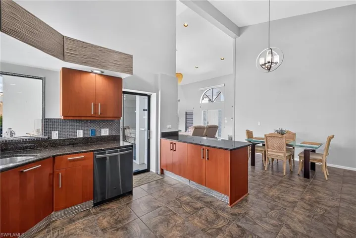 Large open kitchen