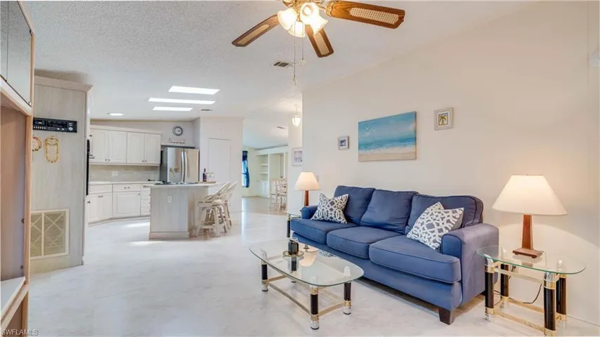 The patio awaits your outdoor furniture where you'll enjoy SW Florida sunsets and tranquility.