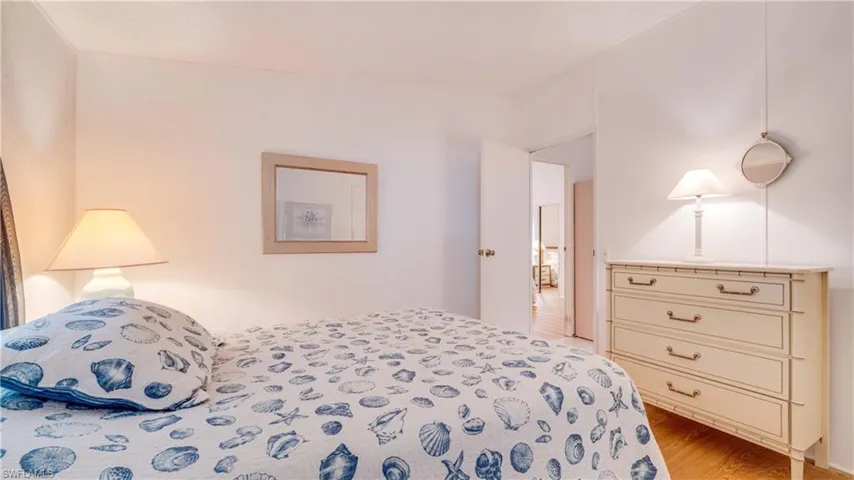 The guest bath has an enhanced walk-in shower.
