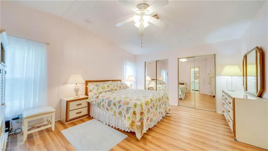 Almost a second primary suite. This bedroom connects to the guest bath.
