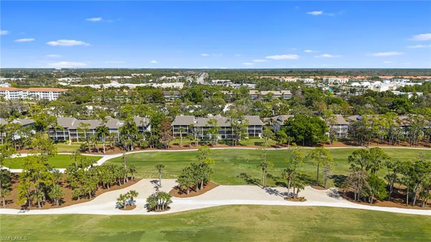 Bird's eye view of a local golf course