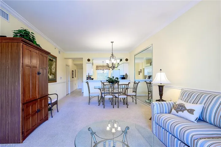 Living dining area