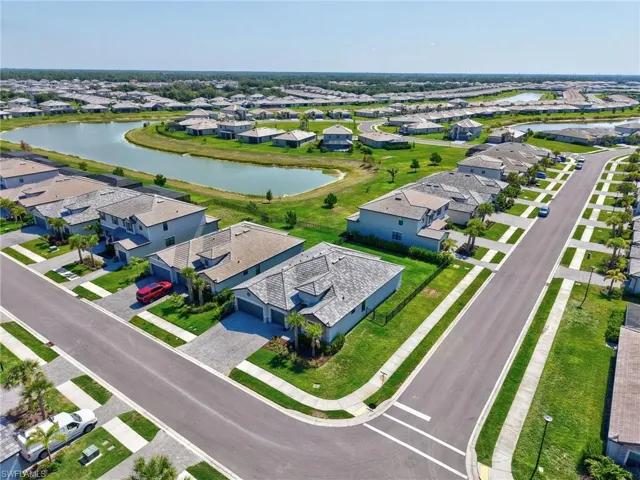 Aerial perspective of Amenities.