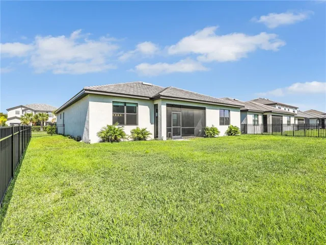 Large Fenced Backyard.